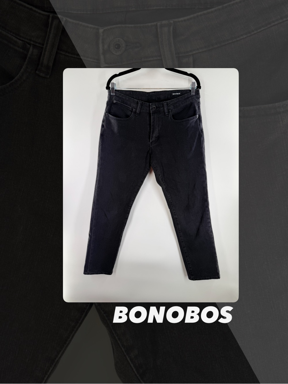 EUC Bonobos Black Slim Jeans